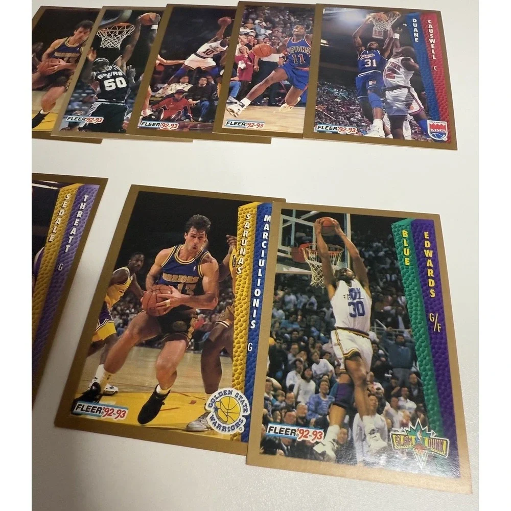 Lot of 8 1990s‎ NBA Basketball Cards Vintage